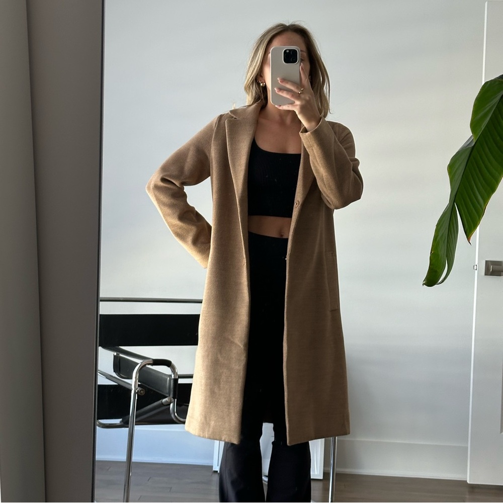 H&M Camel Coat - S